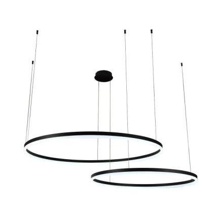 LED Stmievateľný luster na lanku LED/128W/230V 3000-6500K + diaľkové ovládanie