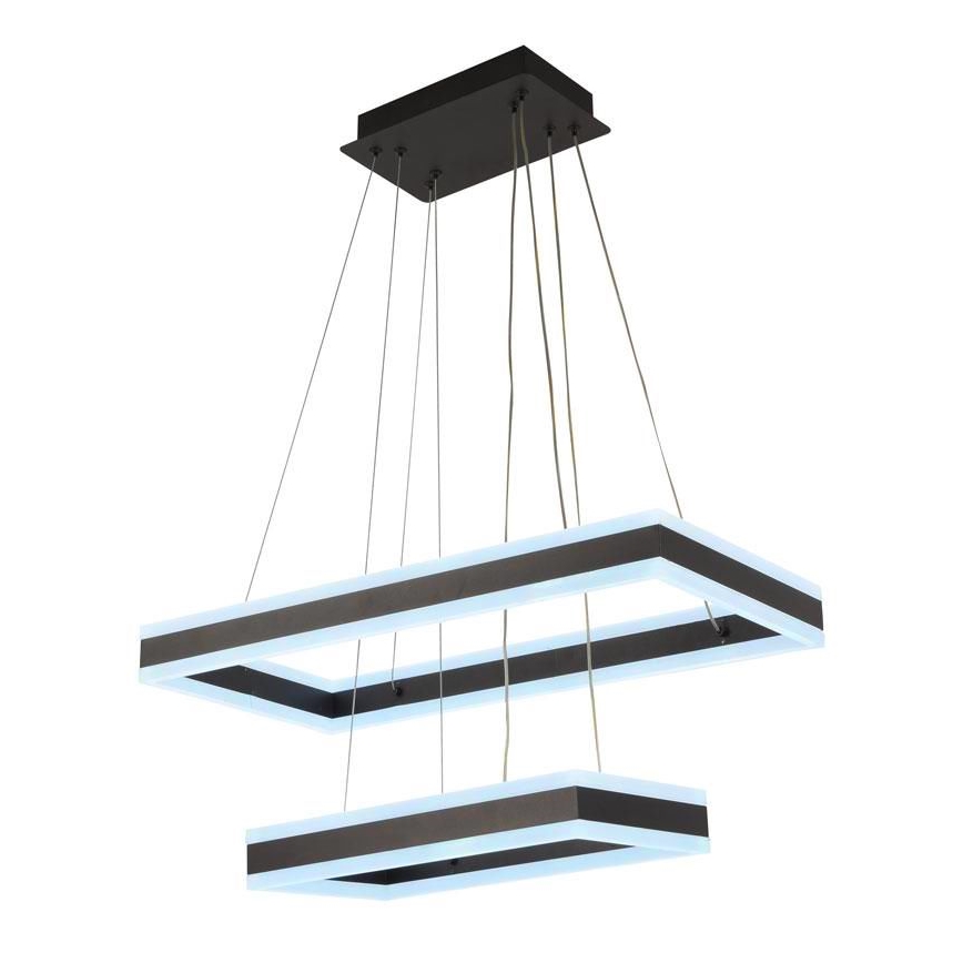 LED Stmievateľný luster na lanku LED/130W/230V 3000-6500K + diaľkové ovládanie