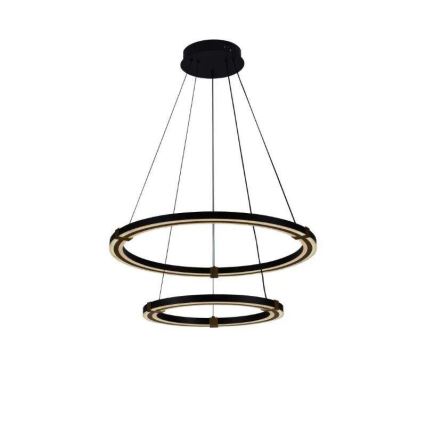 LED Stmievateľný luster na lanku LED/130W/230V 3000-6500K + diaľkové ovládanie