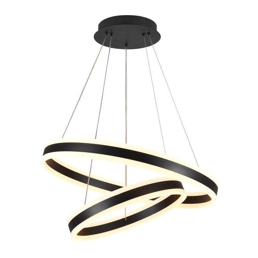 LED Stmievateľný luster na lanku LED/135W/230V 3000-6500K + diaľkové ovládanie