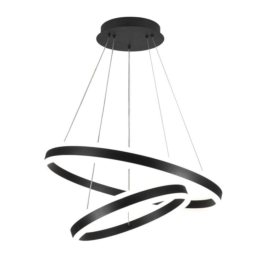 LED Stmievateľný luster na lanku LED/135W/230V 3000-6500K + diaľkové ovládanie
