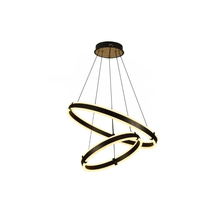 LED Stmievateľný luster na lanku LED/140W/230V 3000-6500K + diaľkové ovládanie