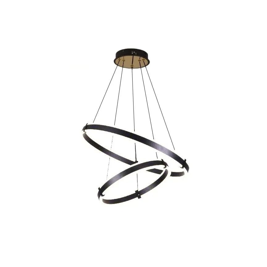 LED Stmievateľný luster na lanku LED/140W/230V 3000-6500K + diaľkové ovládanie