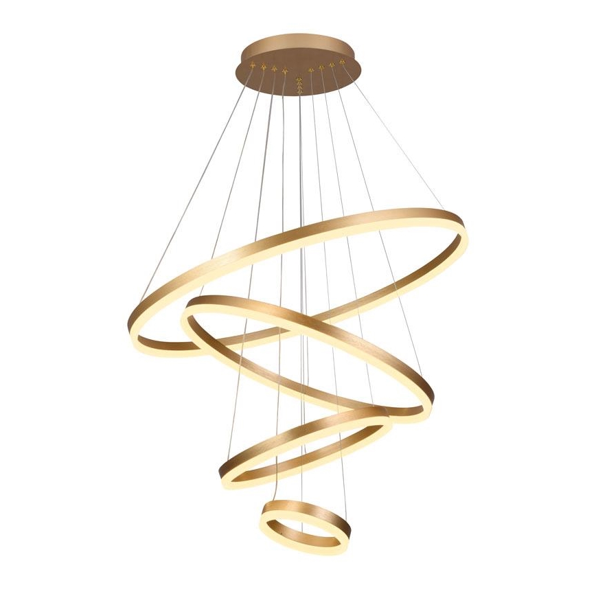 LED Stmievateľný luster na lanku LED/165W/230V 3000-6500K + diaľkové ovládanie