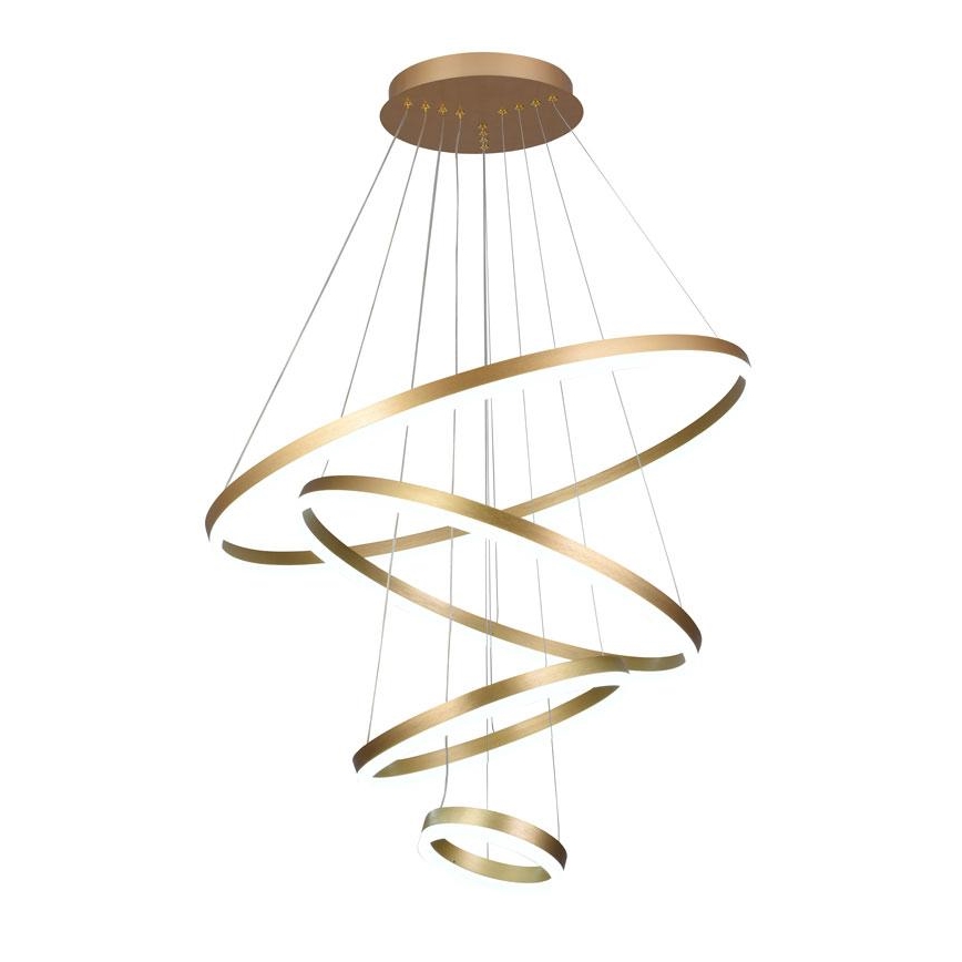 LED Stmievateľný luster na lanku LED/165W/230V 3000-6500K + diaľkové ovládanie
