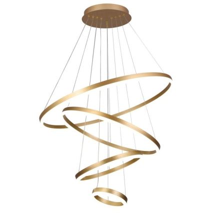 LED Stmievateľný luster na lanku LED/165W/230V 3000-6500K + diaľkové ovládanie