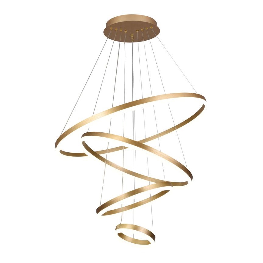 LED Stmievateľný luster na lanku LED/165W/230V 3000-6500K + diaľkové ovládanie