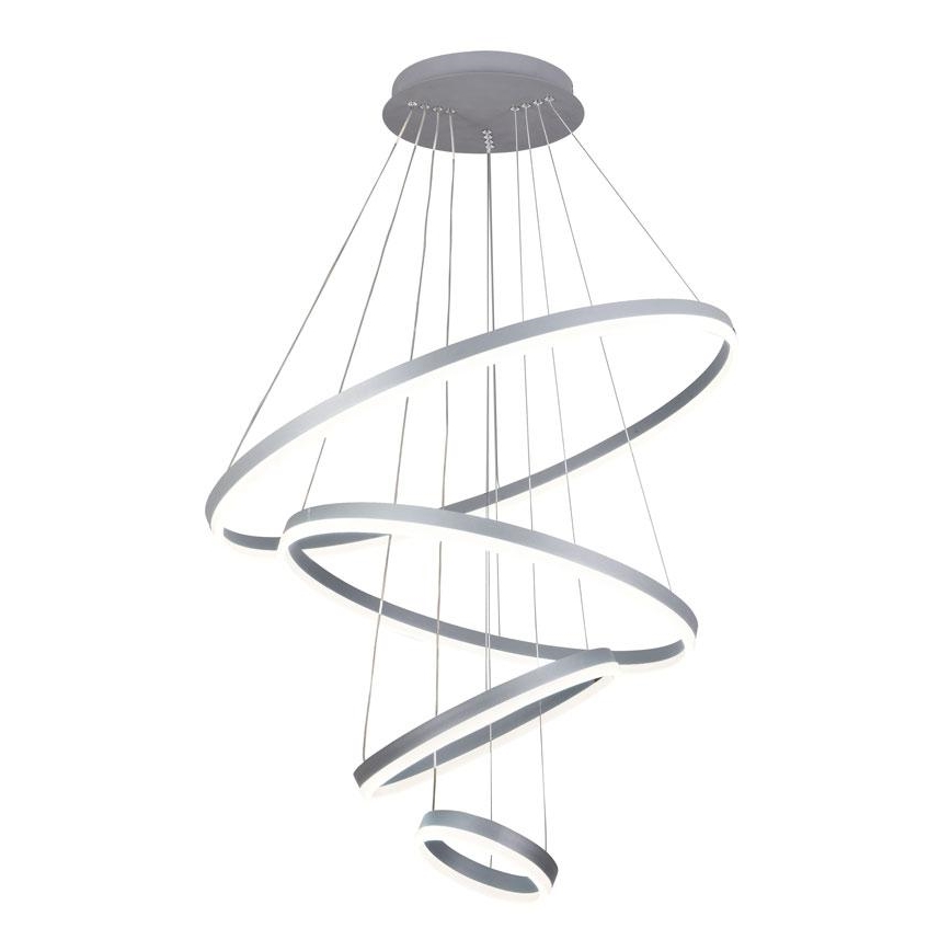 LED Stmievateľný luster na lanku LED/165W/230V 3000-6500K + diaľkové ovládanie