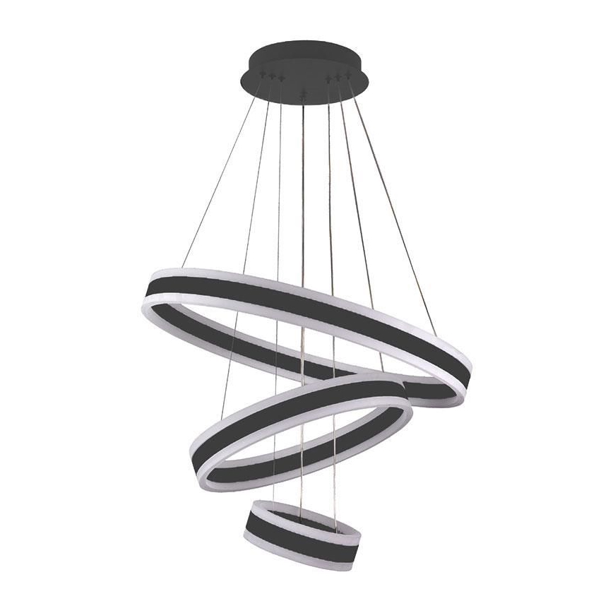 LED Stmievateľný luster na lanku LED/165W/230V 3000-6500K + diaľkové ovládanie