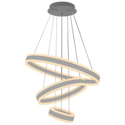 LED Stmievateľný luster na lanku LED/165W/230V 3000-6500K + diaľkové ovládanie