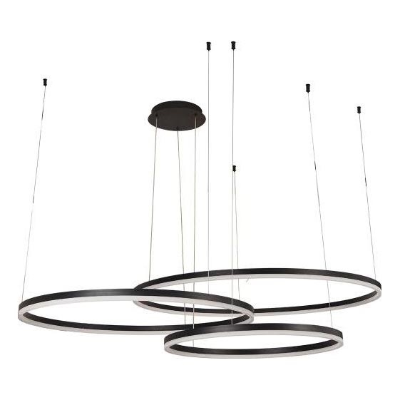 LED Stmievateľný luster na lanku LED/170W/230V 3000-6500K + diaľkové ovládanie