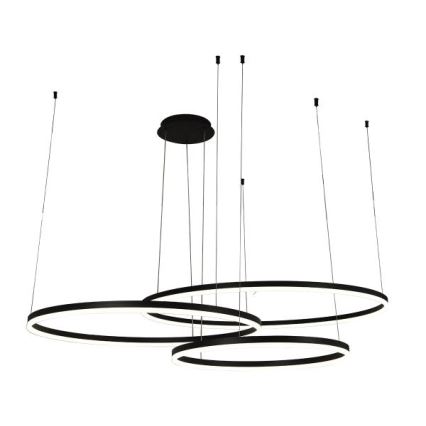 LED Stmievateľný luster na lanku LED/170W/230V 3000-6500K + diaľkové ovládanie