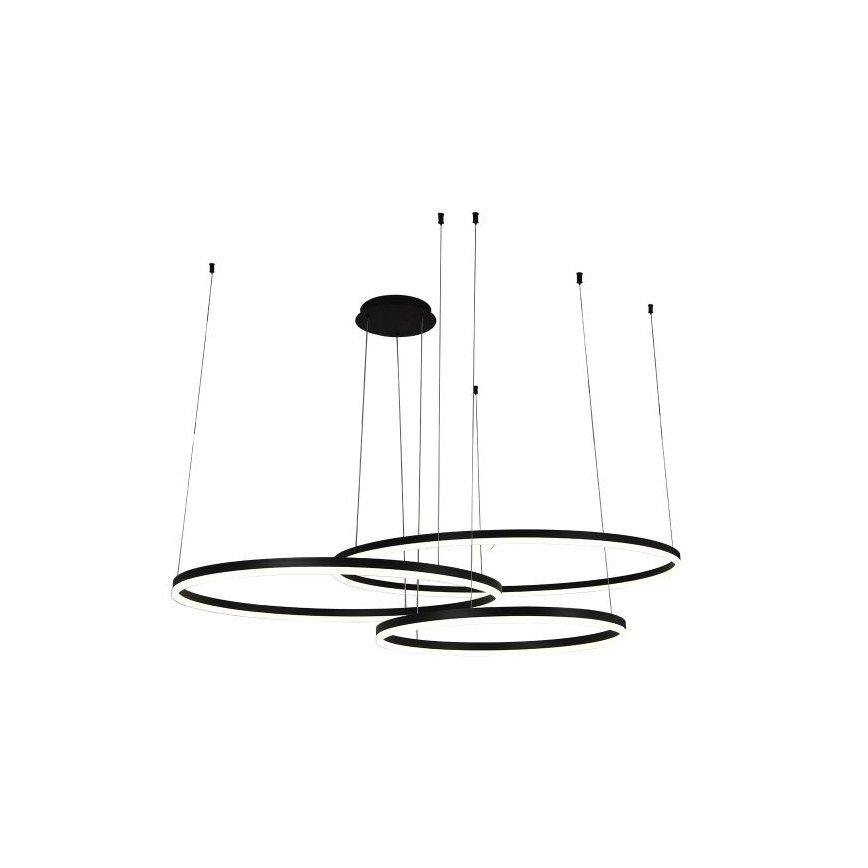 LED Stmievateľný luster na lanku LED/170W/230V 3000-6500K + diaľkové ovládanie