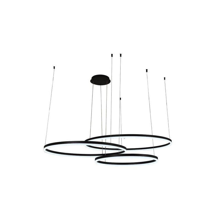 LED Stmievateľný luster na lanku LED/170W/230V 3000-6500K + diaľkové ovládanie