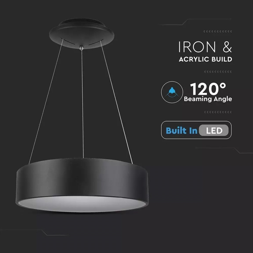 LED Stmievateľný luster na lanku LED/20W/230V