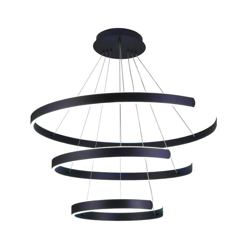 LED Stmievateľný luster na lanku LED/220W/230V 3000-6500K + diaľkové ovládanie