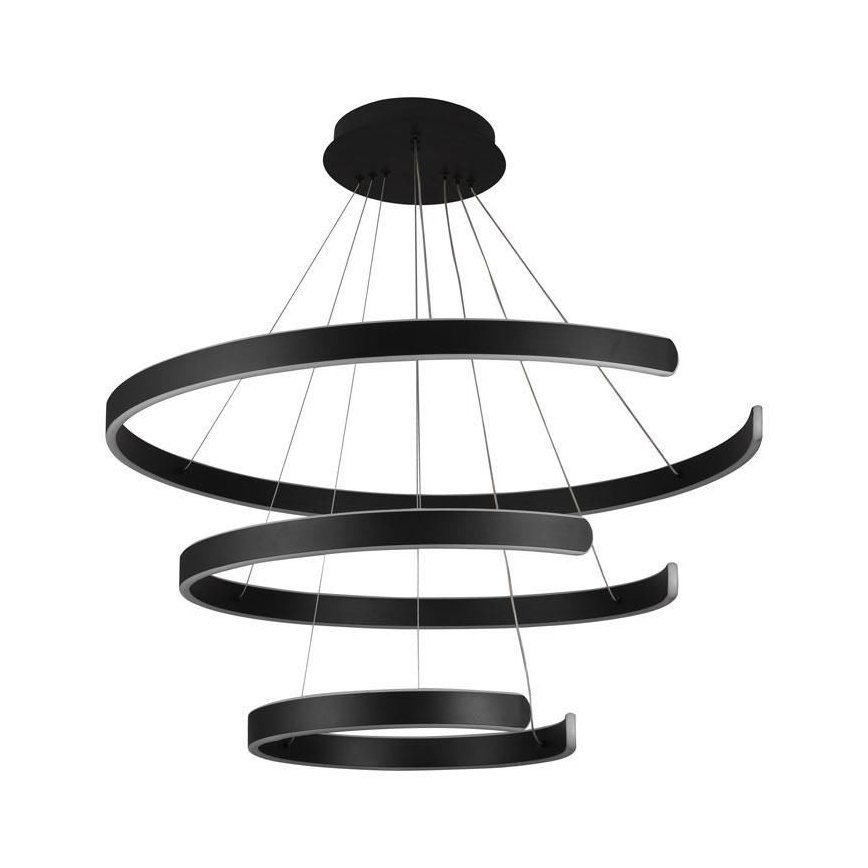 LED Stmievateľný luster na lanku LED/220W/230V 3000-6500K + diaľkové ovládanie