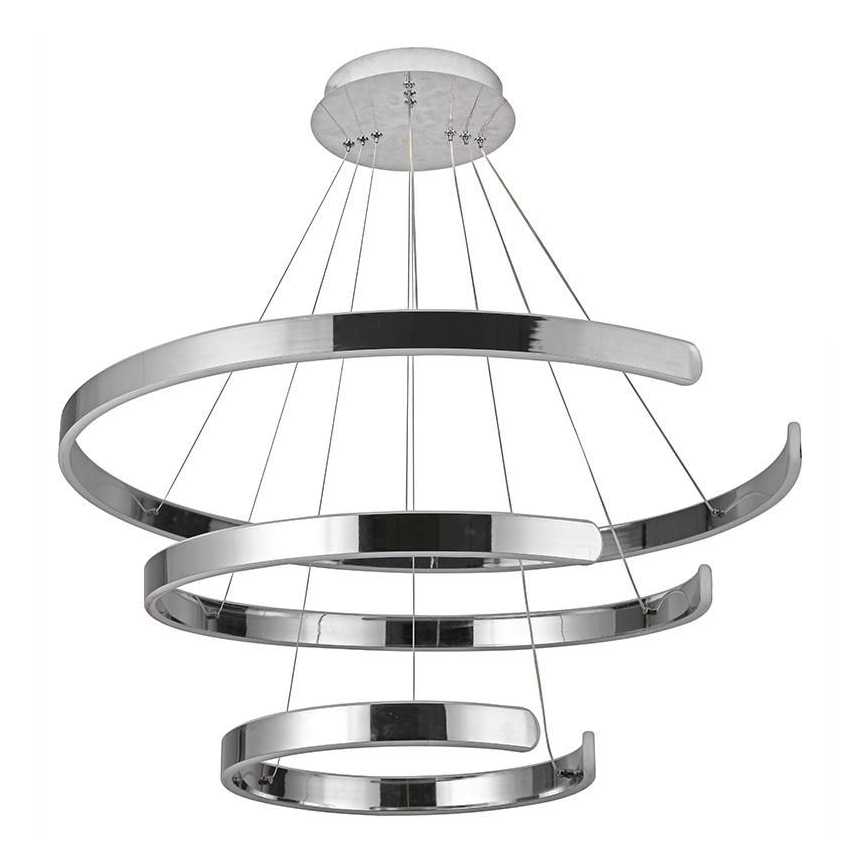 LED Stmievateľný luster na lanku LED/220W/230V 3000-6500K + diaľkové ovládanie
