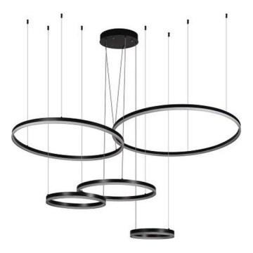 LED Stmievateľný luster na lanku LED/220W/230V 3000-6500K + diaľkové ovládanie