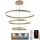 LED Stmievateľný luster na lanku LED/220W/230V 3000-6500K pr. 80 cm + diaľkové ovládanie
