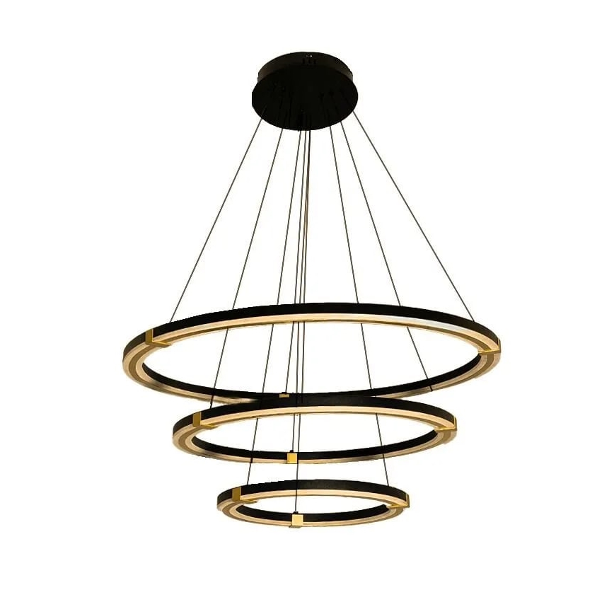 LED Stmievateľný luster na lanku LED/235W/230V 3000-6500K + diaľkové ovládanie