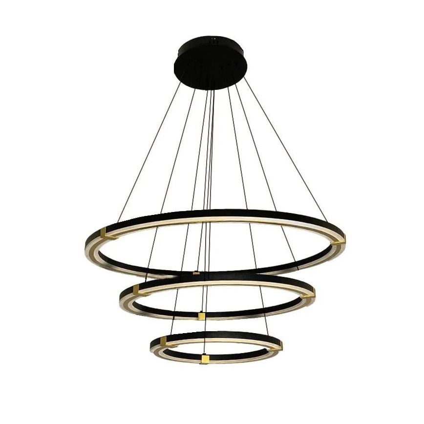 LED Stmievateľný luster na lanku LED/235W/230V 3000-6500K + diaľkové ovládanie
