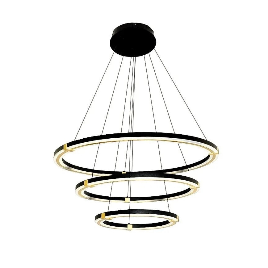LED Stmievateľný luster na lanku LED/235W/230V 3000-6500K + diaľkové ovládanie