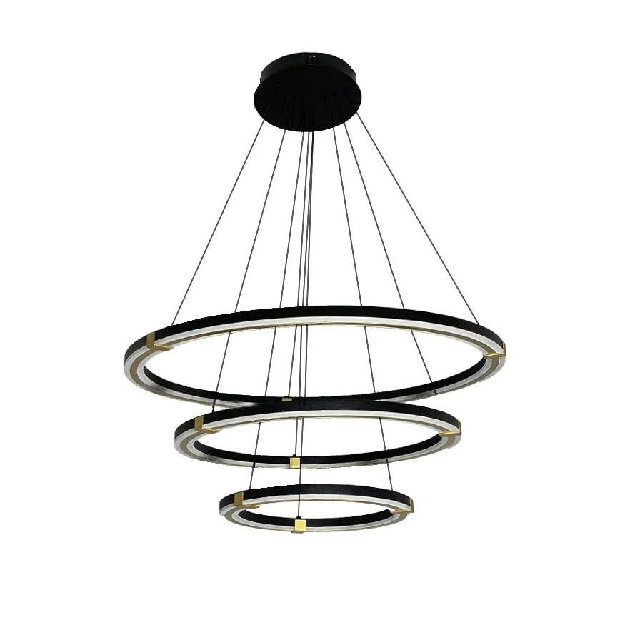 LED Stmievateľný luster na lanku LED/235W/230V 3000-6500K + diaľkové ovládanie