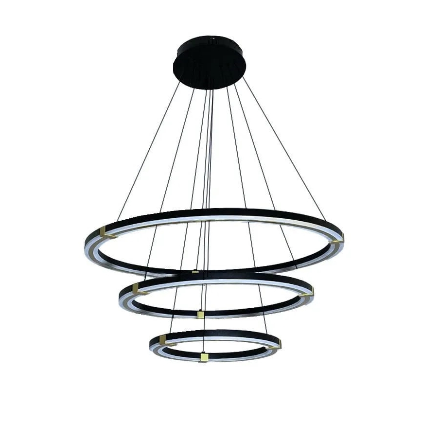 LED Stmievateľný luster na lanku LED/235W/230V 3000-6500K + diaľkové ovládanie