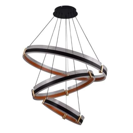 LED Stmievateľný luster na lanku LED/240W/230V 3000-6500K pr. 80 cm + diaľkové ovládanie