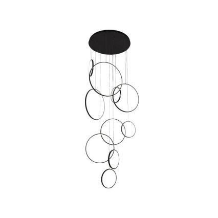 LED Stmievateľný luster na lanku LED/290W/230V 3000-6500K + diaľkové ovládanie