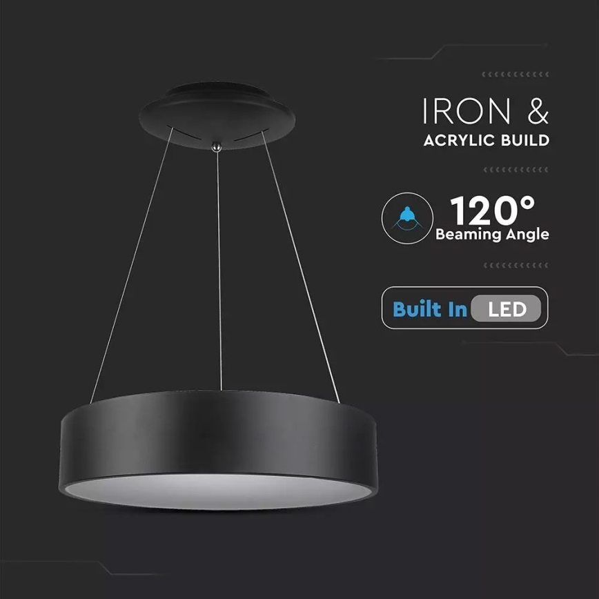 LED stmievateľný luster na lanku LED/30W/230V