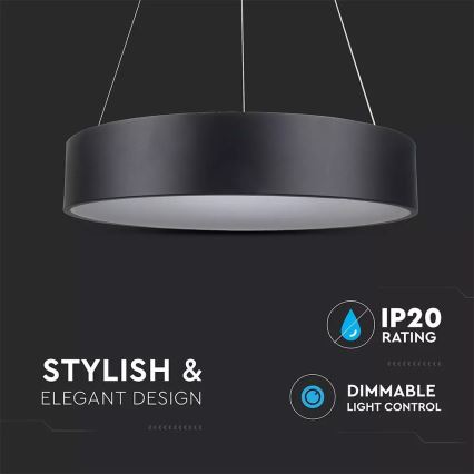 LED stmievateľný luster na lanku LED/30W/230V