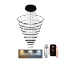 LED Stmievateľný luster na lanku LED/365W/230V 3000-6500K + diaľkové ovládanie