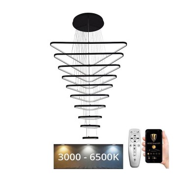 LED Stmievateľný luster na lanku LED/385W/230V 3000-6500K + diaľkové ovládanie