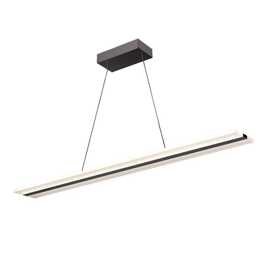 LED Stmievateľný luster na lanku LED/40W/230V 3000-6500K chróm + diaľkové ovládanie