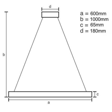 LED Stmievateľný krištáľový luster na lanku LED/40W/230V 3000-6500K lesklý chróm + diaľkové ovládanie