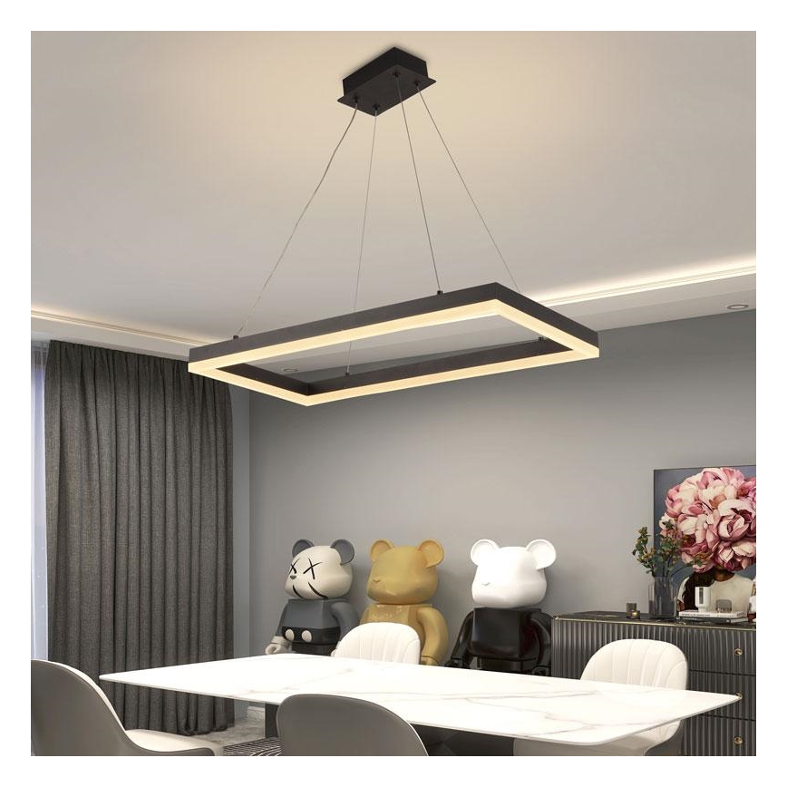 LED Stmievateľný luster na lanku LED/40W/230V 3000-6500K + dálkové ovládání