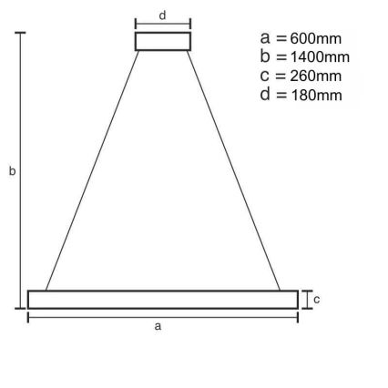 LED Stmievateľný krištáľový luster na lanku LED/40W/230V 3000-6500K + diaľkové ovládanie