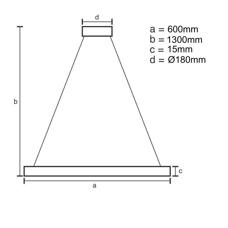 LED Stmievateľný luster na lanku LED/40W/230V 3000-6500K + diaľkové ovládanie