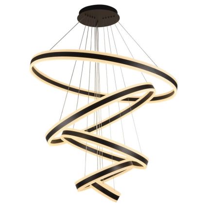 LED Stmievateľný luster na lanku LED/420W/230V 3000-6500K pr. 100 cm + diaľkové ovládanie