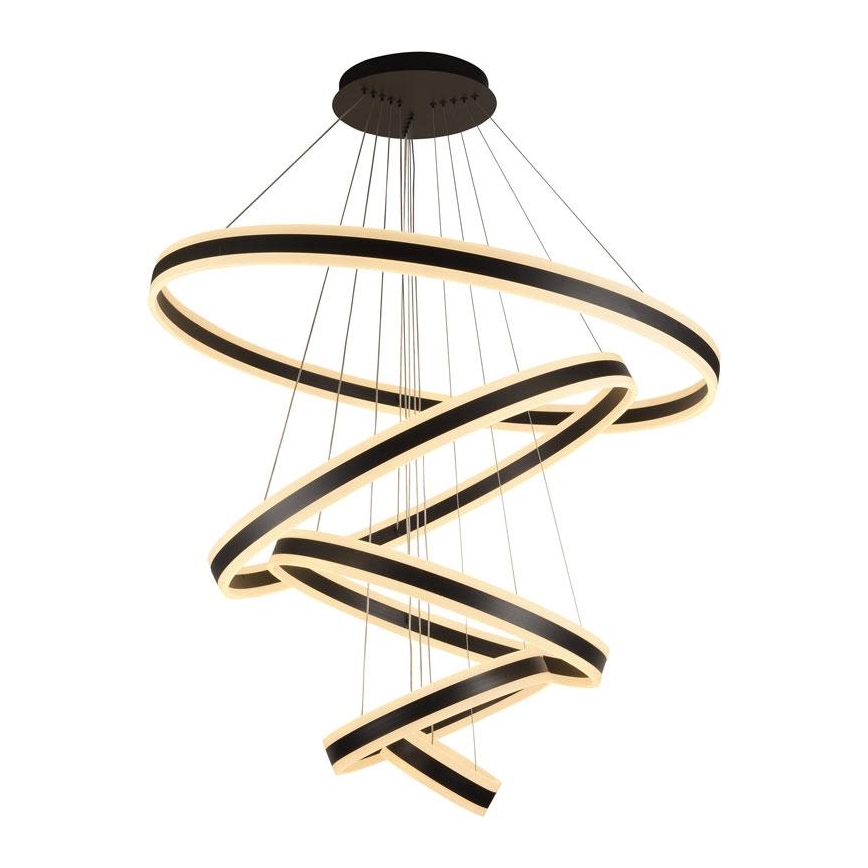 LED Stmievateľný luster na lanku LED/420W/230V 3000-6500K pr. 100 cm + diaľkové ovládanie
