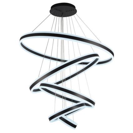 LED Stmievateľný luster na lanku LED/420W/230V 3000-6500K pr. 100 cm + diaľkové ovládanie