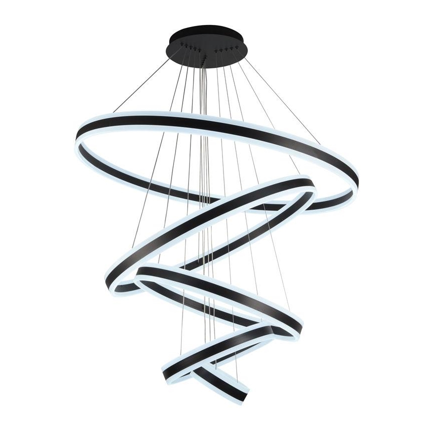 LED Stmievateľný luster na lanku LED/420W/230V 3000-6500K pr. 100 cm + diaľkové ovládanie