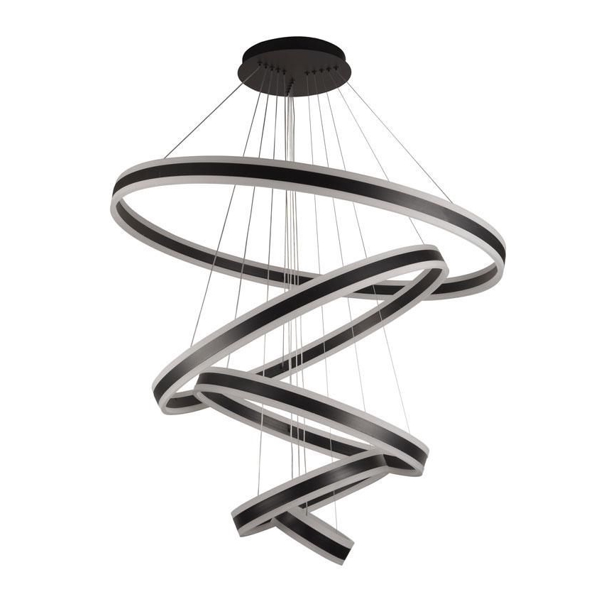 LED Stmievateľný luster na lanku LED/420W/230V 3000-6500K pr. 100 cm + diaľkové ovládanie