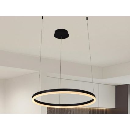 LED Stmievateľný luster na lanku LED/42W/230V 3000-6500K + diaľkové ovládanie