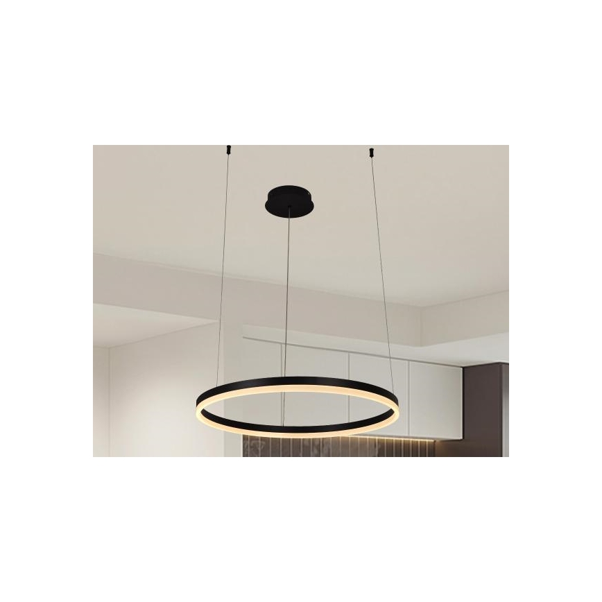 LED Stmievateľný luster na lanku LED/42W/230V 3000-6500K + diaľkové ovládanie