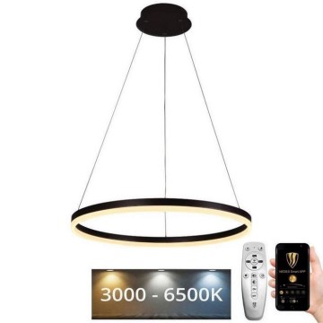 LED Stmievateľný luster na lanku LED/42W/230V 3000-6500K pr. 60 cm + diaľkové ovládanie