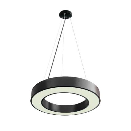 LED Stmievateľný luster na lanku LED/45W/230V 3000-6500K čierna + diaľkové ovládanie