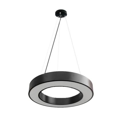LED Stmievateľný luster na lanku LED/45W/230V 3000-6500K čierna + diaľkové ovládanie